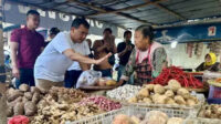 Kampanye Pilgub Jateng, Luthfi dan Hendi Terjun ke Pasar Tradisional Semarang