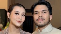 Aaliyah Massaid Mengenakan Kebaya Ungu Kecoklatan Bersama Thariq Halilintar Di Akad Al Ghazali Alyssa