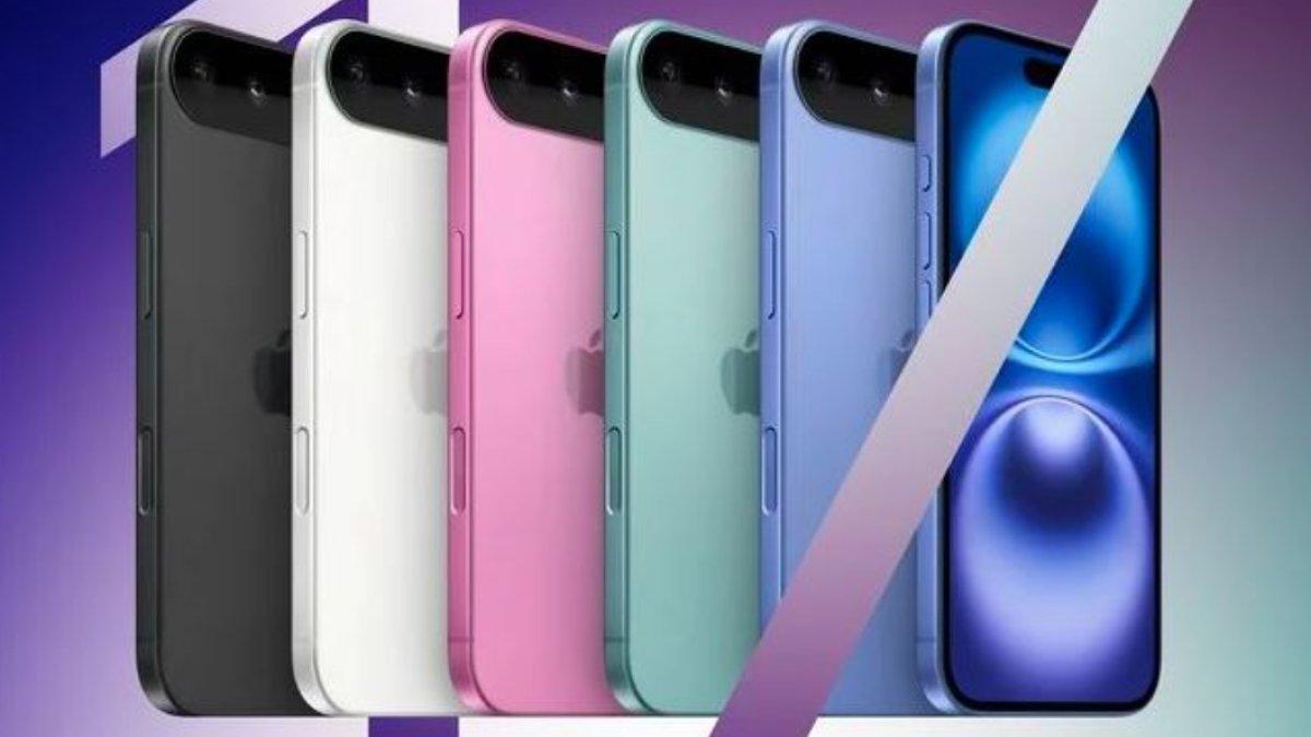 Ilustrasi Bocoran Desain Iphone 17 Air Dan Warna Baru Ungu Serta Sky Blue