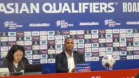 Pelatih Timnas Indonesia Patrick Kluivert Saat Konferensi Pers Jelang Kualifikasi Piala Dunia 2026