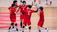 Pemain Timnas Voli Jepang Saat Bertanding Di Vnl, Ekspresi Kecewa Usai Dikalahkan Bulgaria