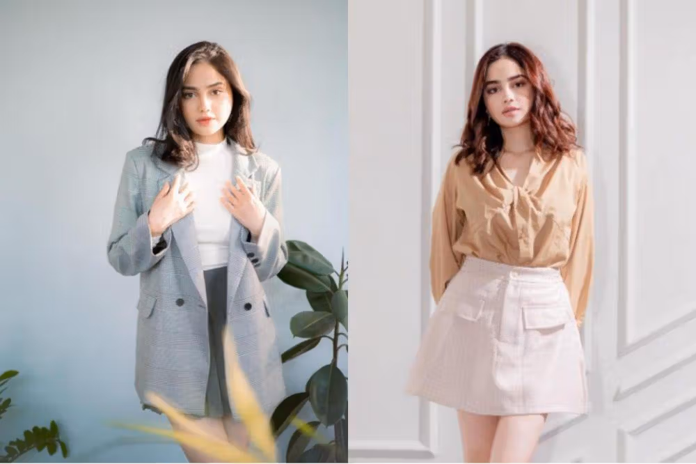 Syifa Hadju Mengenakan Pakaian Kasual Saat Siaran Langsung Di Instagram