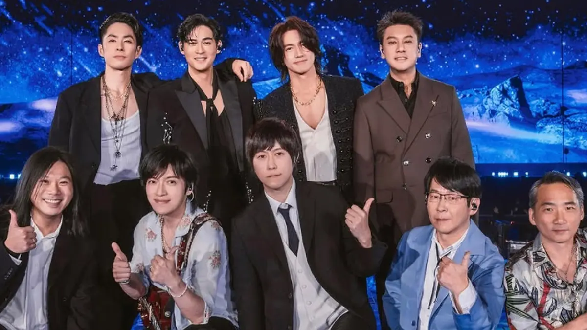 Boyband F4 Tampil Di Panggung Konser Mayday Setelah 12 Tahun Tak Manggung Bareng