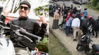 Desta Mahendra Jatuh Dari Moge Saat Touring Dan Minta Maaf Ke Warga Yang Motornya Tertimpa