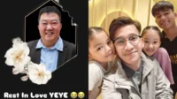 Foto Memorial Hendrik Lo Dengan Bingkai Bunga Diunggah Ruben Onsu Di Instagram Story