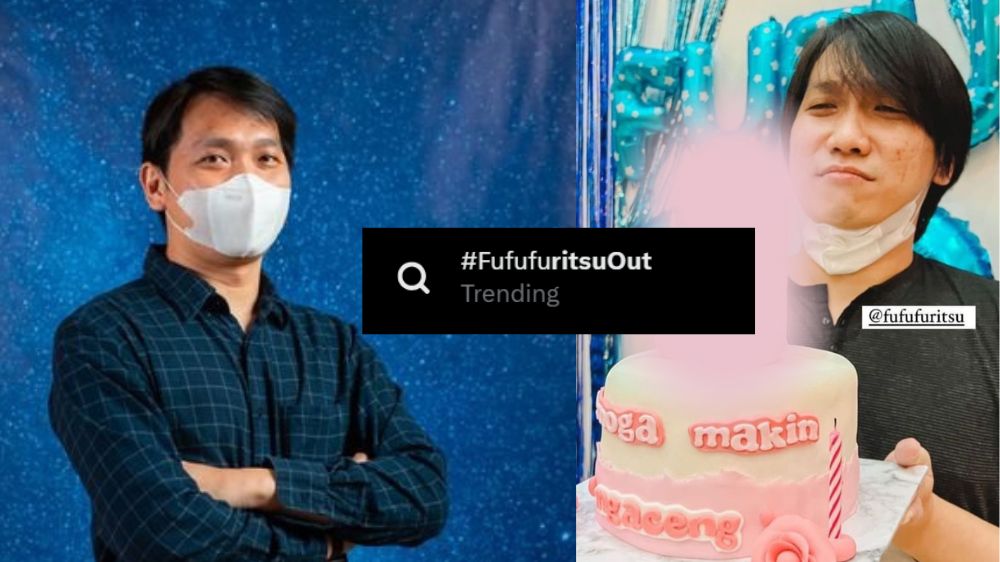 Fritz Fernandez Memegang Kue Ulang Tahun Berbentuk Alat Kelamin Pria Yang Viral Di Media Sosial