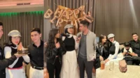 Fuji Bersama Keluarga Verrell Bramasta Dalam Pesta Ulang Tahun