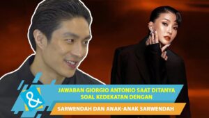 Giorgio Antonio Tersenyum Saat Ditanya Soal Kedekatannya Dengan Sarwendah Dan Anak Anaknya