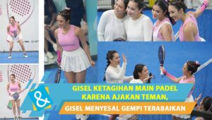 Gisel Tampil Sporty Di Lapangan Padel, Penuh Semangat Usai Pertandingan