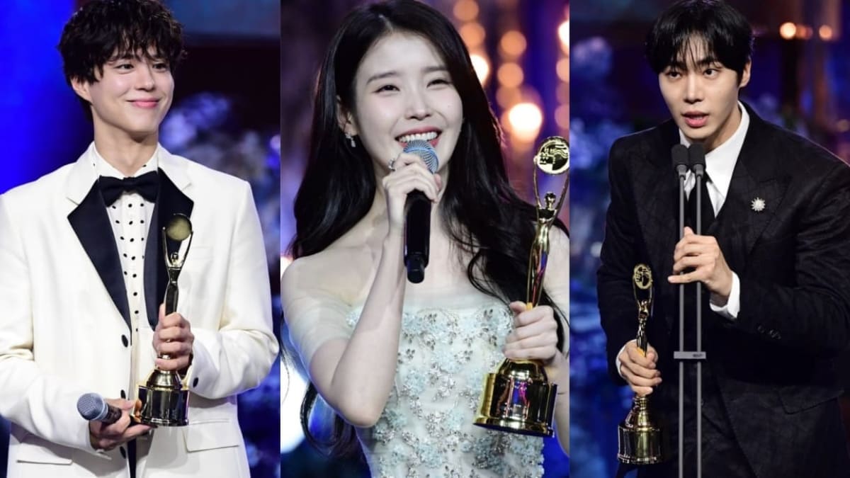Iu Dan Park Bo Gum Hadir Elegan Di Blue Dragon Series Awards 2025 (1)