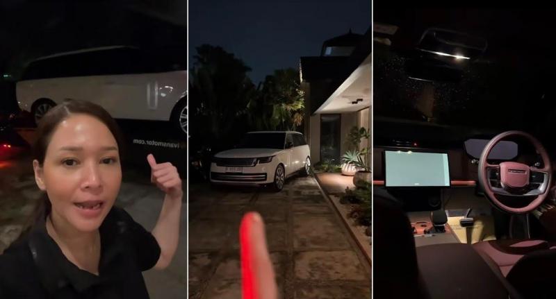 Maia Estianty Berpose Di Depan Range Rover Phev Hadiah Dari Irwan Mussry
