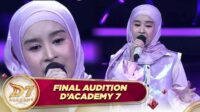 Mila Peserta D Academy 7 Tampil Memukau Saat Membawakan Lagu Dangdut Di Atas Panggung