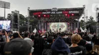 Pengunjung Memadati Kawasan Gbk Saat Event Musik Dan Festival Akhir Pekan