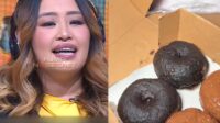 Pinkan Mambo Memegang Kotak Donat Viral Di Tengah Antrean Pembeli