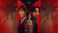 Poster Drama Korea S Line Dengan Visual Garis Merah Misterius Di Atas Kepala Karakter Utama