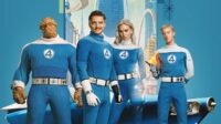 Poster Film Fantastic Four 2025 Dengan Nuansa Retro Dan Karakter Lengkap
