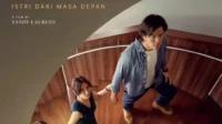 Poster Film Sore Istri Dari Masa Depan Di Bioskop Dengan Logo Cerita Films