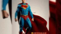 Poster Film Superman 2025 Dengan Tampilan Lambang ‘s’ Bergaris Tepi Kuning