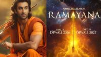 Poster Promosi Film Ramayana Versi 2026 Dengan Ranbir Kapoor Sebagai Rama