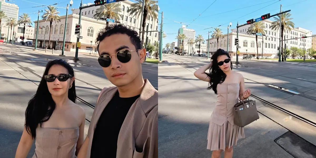 Prilly Latuconsina Dan Omara Saat Liburan Di New Orleans