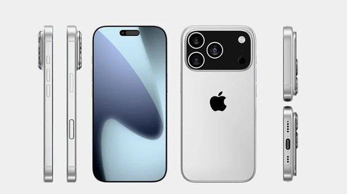 Render Bocoran Iphone 17 Pro Dengan Tonjolan Kamera Persegi Dan Warna Sky Blue