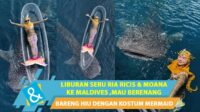 Ria Ricis Dan Moana Liburan Ke Maldives Pakai Kostum Putri Duyung Di Tepi Pantai