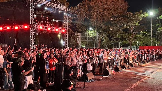 Ribuan Musisi Tampil Kompak Di Saburai Grand Jam 2025 Pecahkan Rekor Muri