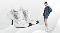 Sneaker Heels Balenciaga Warna Putih Dengan Hak Tinggi Tampil Di Katalog Koleksi Musim Gugur 2025