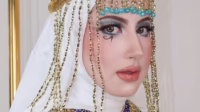 Tasya Farasya Dan Tasyi Athasyia Tampil Dengan Gaya Makeup Cleopatra