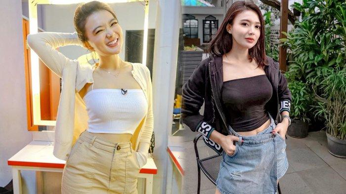 Wika Salim Mengenakan Busana Modern Saat Tampil Di Televisi