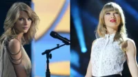 Taylor Swift saat konser dengan ekspresi tegas Taylor Swift Saat Konser Dengan Ekspresi Tegas