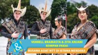 Verrell Bramasta dan Zita Anjani memakai busana adat NTT di Istana Merdeka Verrell Bramasta Dan Zita Anjani Memakai Busana Adat Ntt Di Istana Merdeka