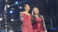 Raisa berkolaborasi dengan Bernadya di atas panggung Raisa Berkolaborasi Dengan Bernadya Di Atas Panggung