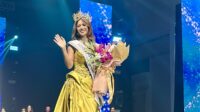 Sanly Liu dengan mahkota Miss Universe Indonesia 2025 Sanly Liu Dengan Mahkota Miss Universe Indonesia 2025