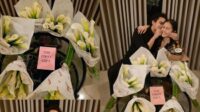 Prilly Latuconsina menerima 58 tangkai Calla Lily dari Omara Esteghlal Prilly Latuconsina Menerima 58 Tangkai Calla Lily Dari Omara Esteghlal