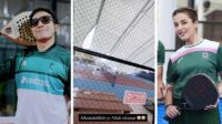 Tasya Farasya, Desta, dan Rizky Kinos selamat saat atap lapangan padel di Jakarta Barat ambruk Tasya Farasya, Desta, Dan Rizky Kinos Selamat Saat Atap Lapangan Padel Di Jakarta Barat Ambruk