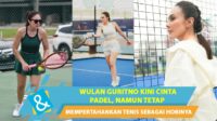 Wulan Guritno menikmati olahraga padel di lapangan Wulan Guritno Menikmati Olahraga Padel Di Lapangan
