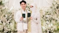 Potret Fiki Naki dan Tinandrose saat akad pernikahan Potret Fiki Naki Dan Tinandrose Saat Akad Pernikahan
