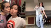 Sheila Marcia tersenyum bangga bersama putrinya Leticia Sheila Marcia Tersenyum Bangga Bersama Putrinya Leticia