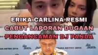 Erika Carlina resmi cabut laporan dugaan pengancaman terhadap DJ Panda Erika Carlina Resmi Cabut Laporan Dugaan Pengancaman Terhadap Dj Panda