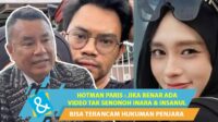 Hotman Paris menjelaskan risiko pidana terkait perzinahan dan penyebaran video porno Hotman Paris Menjelaskan Risiko Pidana Terkait Perzinahan Dan Penyebaran Video Porno