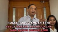 Kuasa hukum Ammar Zoni bongkar kejanggalan prosedur, dugaan intimidasi, dan pemerasan ratusan juta rupiah dalam persidangan. Kuasa Hukum Ammar Zoni Bongkar Kejanggalan Prosedur, Dugaan Intimidasi, Dan Pemerasan Ratusan Juta Rupiah Dalam Persidangan