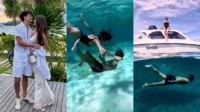 Olla Ramlan dan Tristan Molina dalam momen mesra di pantai Olla Ramlan Dan Tristan Molina Dalam Momen Mesra Di Pantai