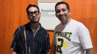 Onadio Leonardo tersenyum bersama Habib Ja'far saat kunjungan di pusat rehabilitasi Onadio Leonardo Tersenyum Bersama Habib Ja’far Saat Kunjungan Di Pusat Rehabilitasi