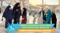 Shireen Sungkar dan Teuku Wisnu bersyukur bisa umroh bersama ketiga anak Shireen Sungkar Dan Teuku Wisnu Bersyukur Bisa Umroh Bersama Ketiga Anak