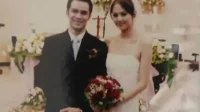 Foto pernikahan Roby Tremonti dan Aurelie Moeremans. Foto Pernikahan Roby Tremonti Dan Aurelie Moeremans