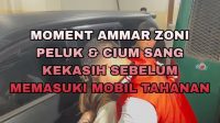 Momen haru Ammar Zoni peluk dan cium kekasih sebelum masuk mobil tahanan Momen Haru Ammar Zoni Peluk Dan Cium Kekasih Sebelum Masuk Mobil Tahanan