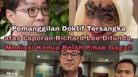 Pemanggilan Doktif sebagai tersangka Richard Lee ditunda hingga 22 Januari 2026 Pemanggilan Doktif Sebagai Tersangka Richard Lee Ditunda Hingga 22 Januari 2026
