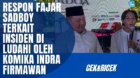 Fajar Sadboy Klarifikasi Insiden Diludahi Indra Firmawan. Tegaskan Hanya Bercanda di Lokasi Fajar Sadboy Klarifikasi Insiden Diludahi Indra Firmawan