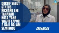 Pihak Doktif menyebut Richard Lee wajib lapor dua kali seminggu Pihak Doktif Menyebut Richard Lee Wajib Lapor Dua Kali Seminggu